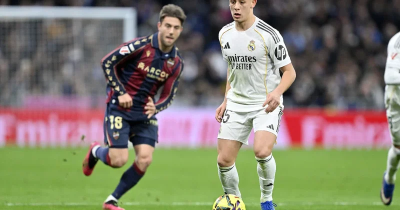 Arda Gülər matçın oyunçusu seçilib