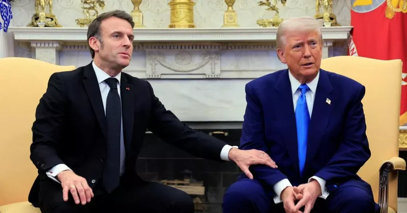 Трамп передразнивал акцент Макрона