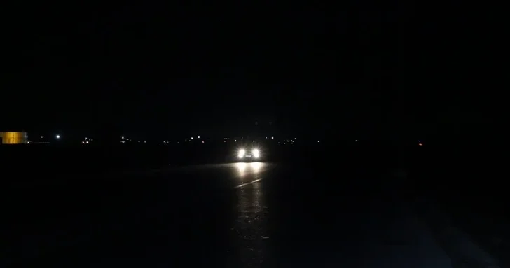 Магистраль Мингячевир Халдан остается без освещения уже несколько месяцев