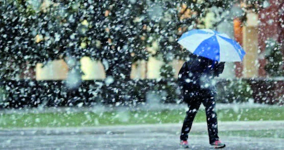 Səhər yağmursuz, gündüz yağış və qar...