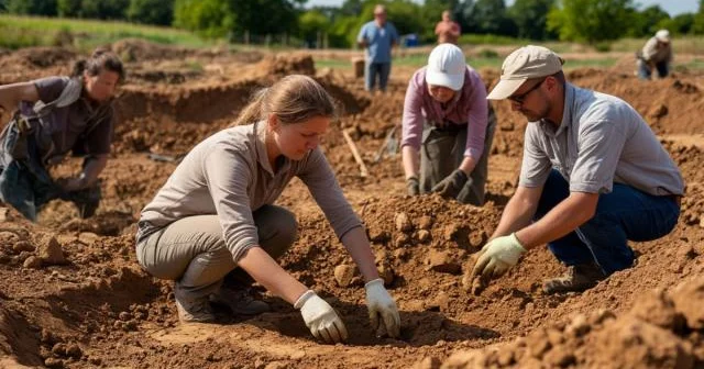 Almaniyada 16 cı əsr vəba qurbanlarının olduğu məzarlıq aşkar edilib...