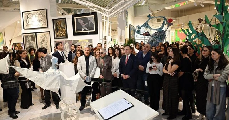 Müasir İncəsənət Muzeyində "Qeyzer" adlı müasir incəsənət sərgisinin açılışı olub FOTO