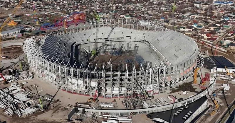 Dünya Köçəri Oyunlarının açılışı olacaq stadionda işlərin 80 faizi yekunlaşıb VİDEO