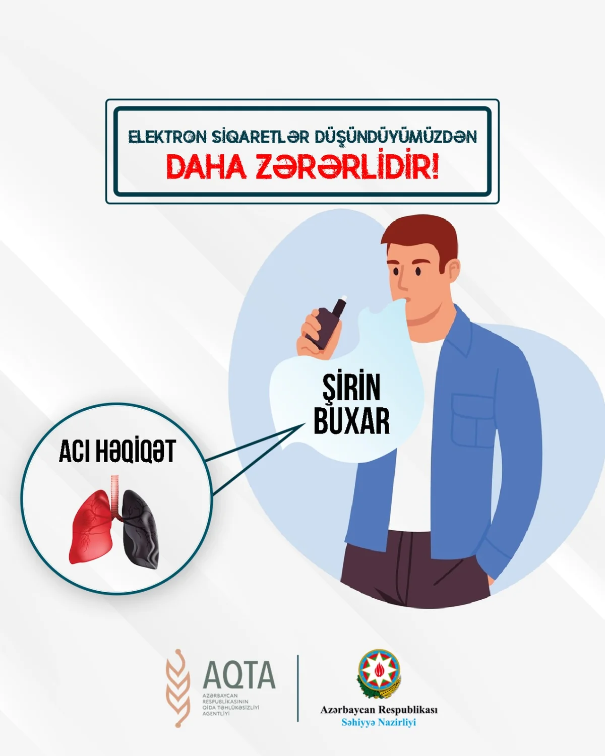 Elektron siqaretlər düşündüyümüzdən daha zərərlidir!