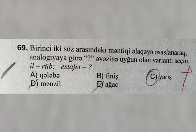 Ən çox bu suala səhv cavab verilib