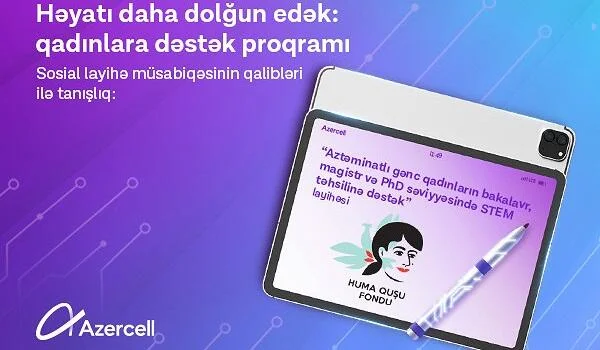 Azercell bu layihəyə də dəstək oldu