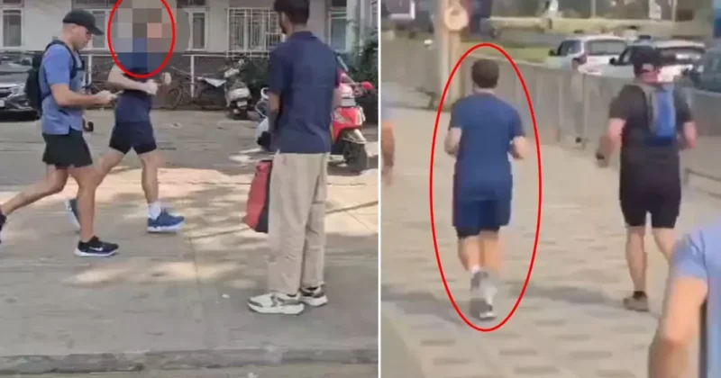 Makron Hindistanda belə görüntüləndi