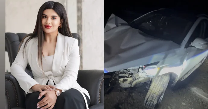 Yolda xanım vəkilin başına dəhşətli hadisə gəldi; “Range Rover”lə izləyib qəzaya saldılar FOTOLAR
