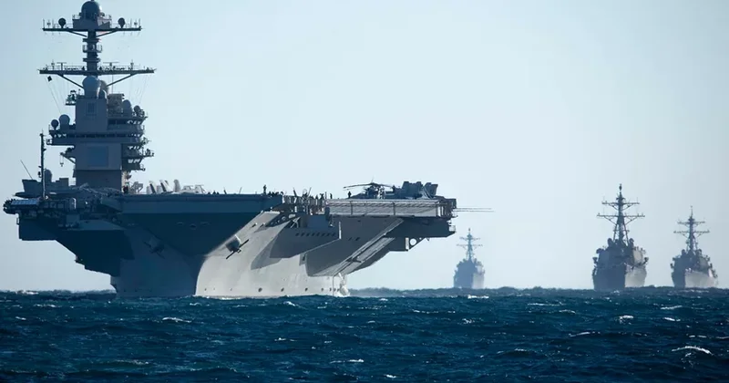 Авианосец USS Gerald R. Ford вошел в зону ответственности Еврокомандования США