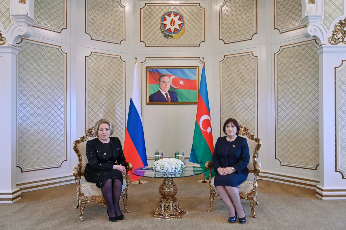 Sahibə Qafarova Valentina Matviyenko ilə görüşüb