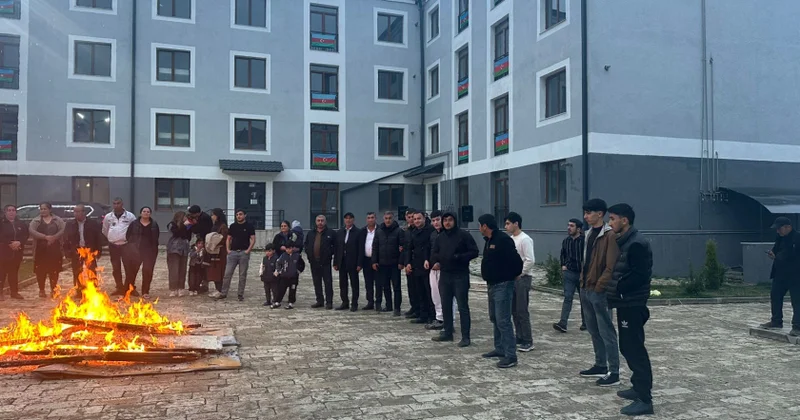 В Ходжавенде спустя 34 года зажгли костер символ праздника Новруз