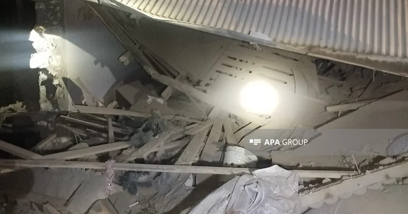 Tovuzda evdə qaz partlayıb, 3 nəfər ağır xəsarət alıb