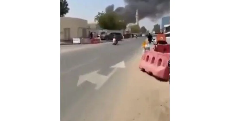 Иранский дрон нанес удар по складу в ОАЭ СМИ ВИДЕО