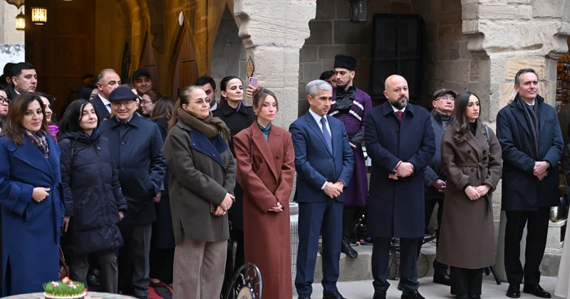 Buxara karvansarasının əsaslı bərpa və konservasiya işlərindən sonra açılışı olub