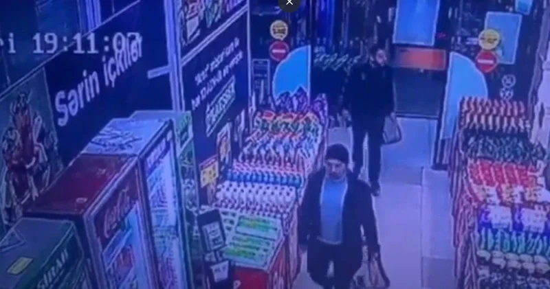 Mağazadan oğurluq edənlər kameraya düşdü ANBAAN VİDEO