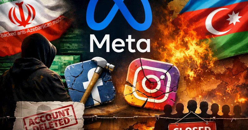 İrandan idarə olunan anti Azərbaycan şəbəkəsi Meta yüzlərlə səhifəni sildi