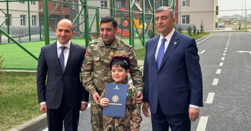 Şirvan şəhərində şəhid ailələrinə və müharibə ilə əlaqədar əlilliyi olan şəxslərə 35 mənzil verilib