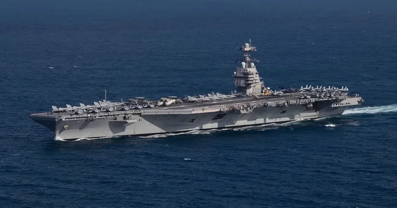 Пожар на авианосце США USS Gerald R. Ford тушили более 30 часов