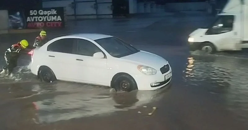 Masazır və Zabrat yenə su altında qalıb VİDEOLAR