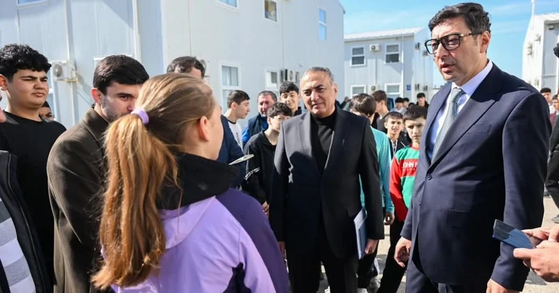 Fərid Qayıbov Respublika Olimpiya İdman Liseyinin yeni şəraiti ilə tanış olub FOTO
