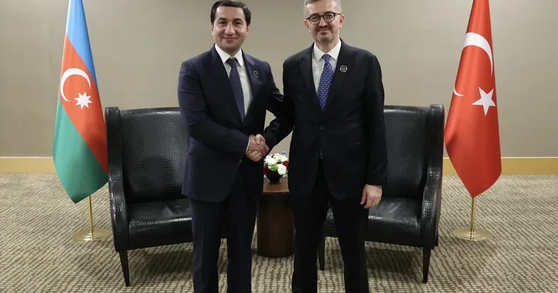 Burhanəddin Duran və Hikmət Hacıyev Antalya Diplomatiya Forumu çərçivəsində görüşüblər