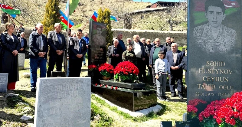 Ordubadda şəhid Ceyhun Hüseynovun xatirəsi yad edildi FOTO