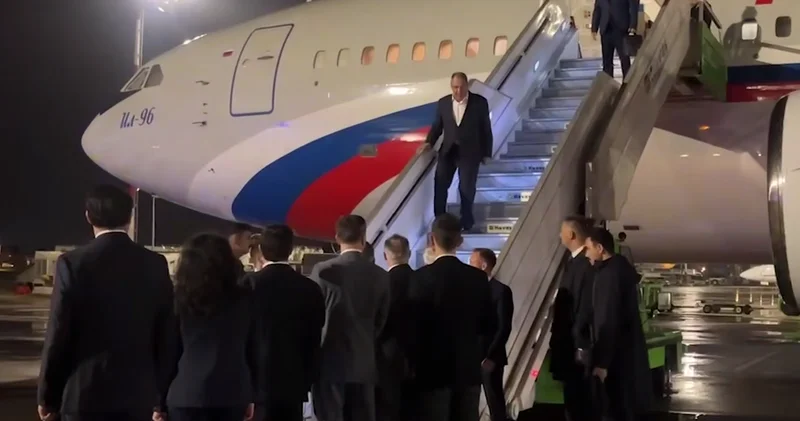 Lavrov Türkiyəyə getdi VİDEO