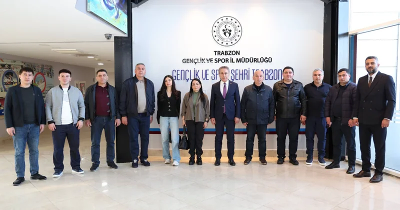 Azərbaycanın idman nümayəndə heyəti Trabzonda olub FOTO