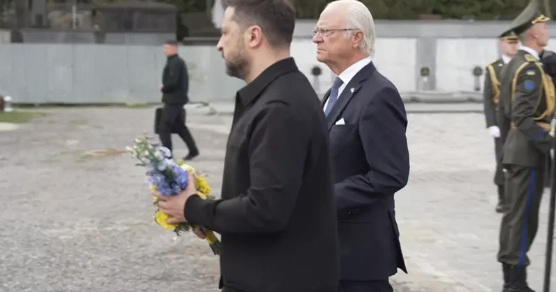 Король Швеции приехал в Украину