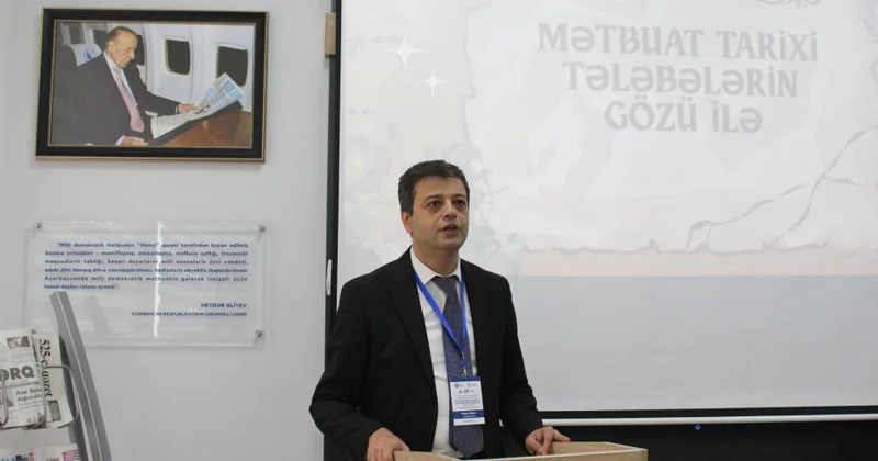 BDU da “Mətbuat tarixi tələbələrin gözü ilə” adlı açıq dərs keçrilib