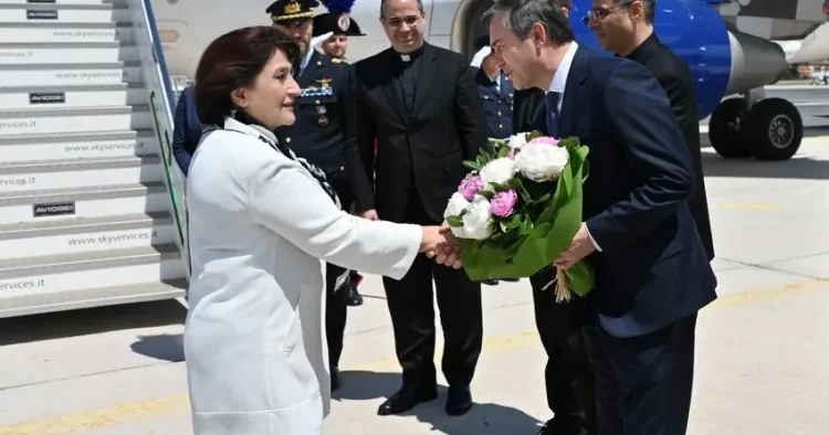 Sahibə Qafarova Vatikanda SƏFƏRDƏDİR