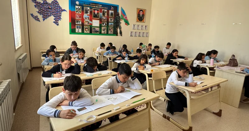 Naxçıvanda 18 mərkəzdə təşkil olunan monitorinqdə 4800 dən çox şagird iştirak edib
