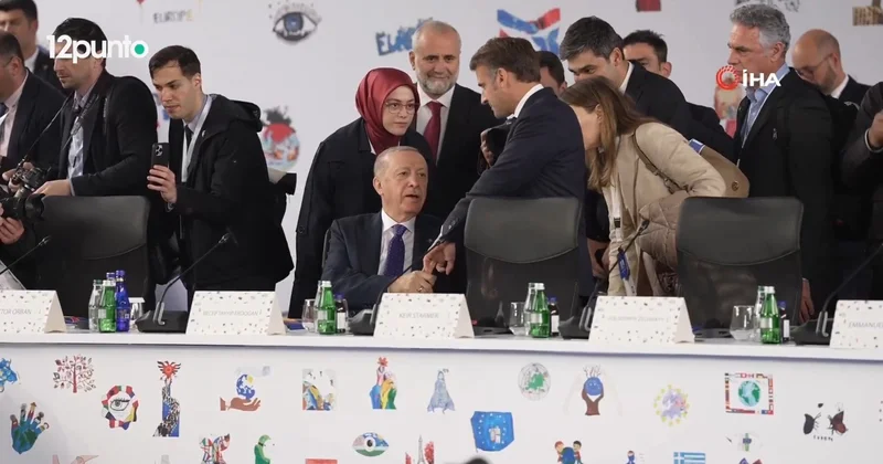 Ərdoğan Makronun barmağını buraxmadı Avropa Zirvəsində maraqlı anlar