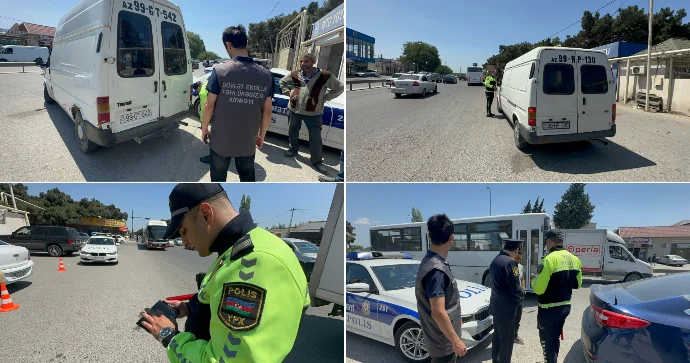 Sabunçuda yol polisi ətraf mühiti çirkləndirən avtomobil idarəçilərini cərimələdi VİDEO
