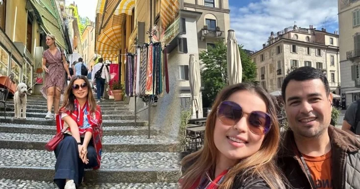 Sevda həyat yoldaşı ilə İtaliyada Fotolar+Video