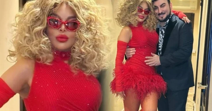 Aygün Kazımovanın yeni görünüşü Fotolar