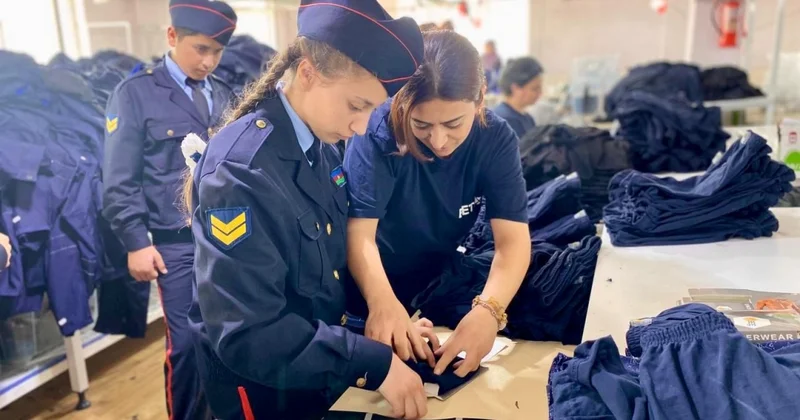 Mingəçevirin Bəylər komandası Bakı Tekstil Fabrikinə ekskursiya edib