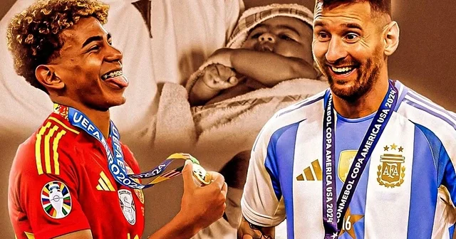 Lionel Messi və Lamin Yamal üz üzə