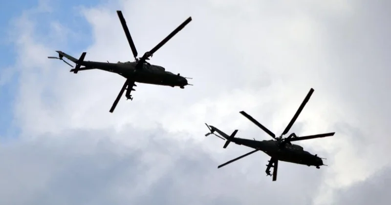 Finlandiyada havada iki helikopter toqquşdu