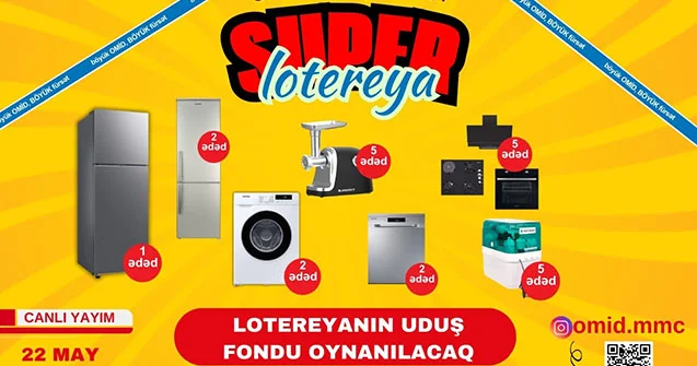 OMİD Göyçay mağazasında “Super Lotereya”nın uduş fondu oynanılacaq