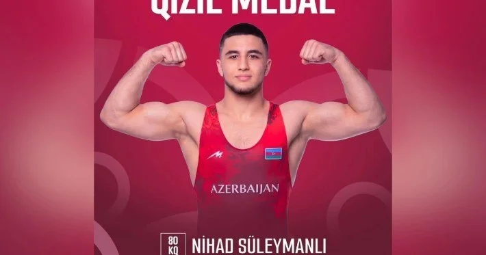 Daha bir güləşçimiz Avropa çempionu oldu