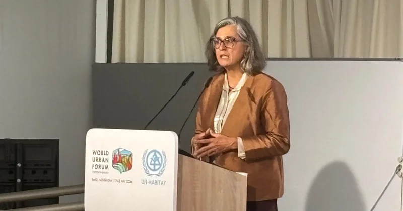 Anaklaudia Rossbax: Su və sanitariya xidmətləri dayanıqlı şəhərlərin əsasını təşkil edir
