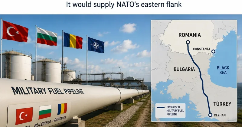 Türkiyə NATO üçün Rumıniyaya kimi uzanan yanacaq kəmərinin tikilməsini təklif edib