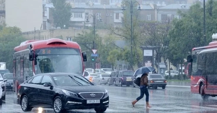 Aylıq normadan artıq yağış yağır