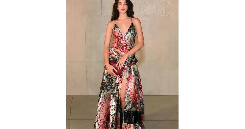Дочь Моники Беллуччи посетила показ Dior