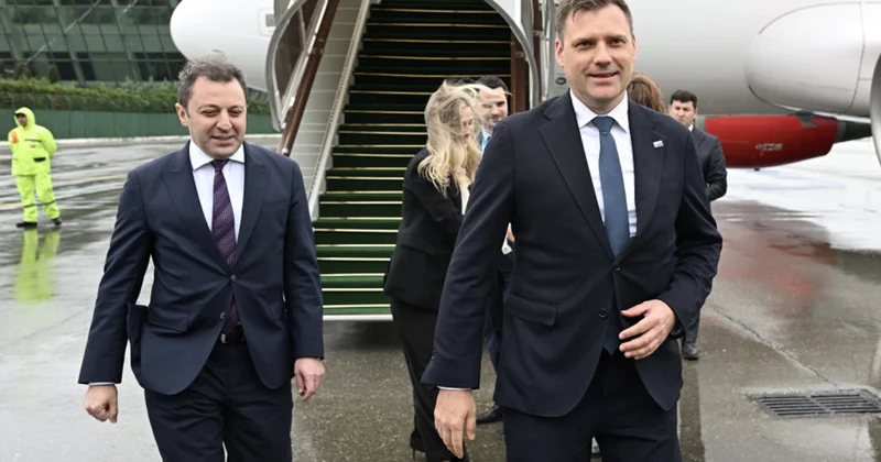 Tomaş Taraba ölkəmizə gəldi Foto