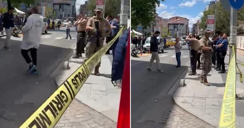 Türkiyədə silahlı insident İki polis öldürüldü Foto