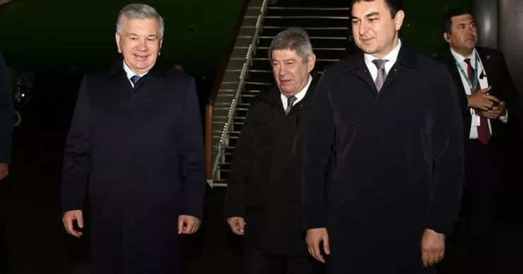 Qırğızıstan və Özbəkistan prezidentləri BAKIDA