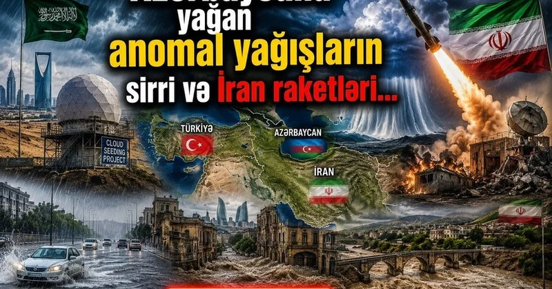 Azərbaycana, Türkiyəyə və İrana yağan anomal yağışların sirri: İran iqlim laboratoriyalarını dağıdaraq…