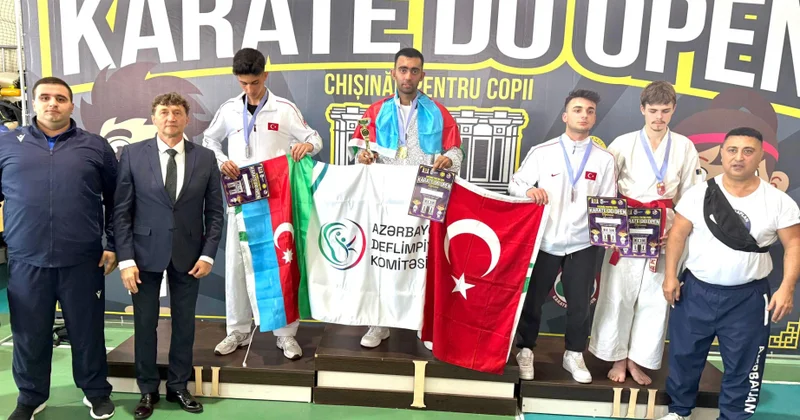 Azərbaycan karateçiləri Moldovada altı medal qazanıblar